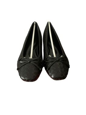 Easy Spirit Women’s Black Woven Ballet Flats Size 7 1/2